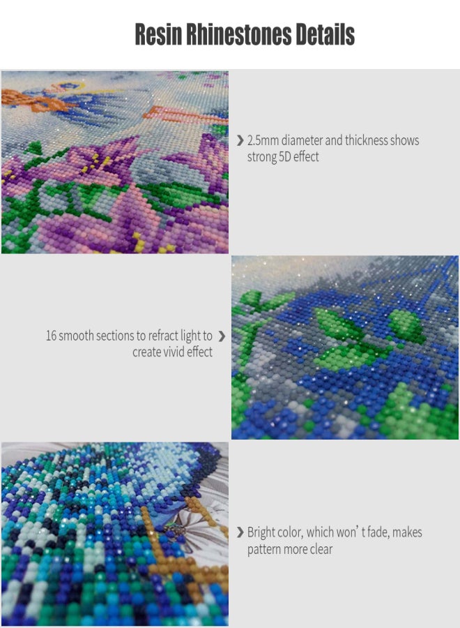NAIYUE 8 * 12 inches/20 * 30cm DIY 5D Diamond Painting Kit Dancing Cat Rhinestone Mosaic Embroidery Cross Stitch Craft Home Wall Decor - Image 4