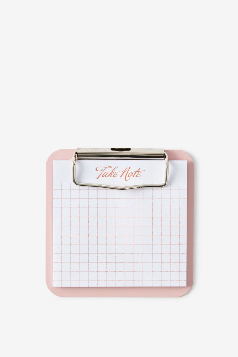 Typo Memo Clip Board