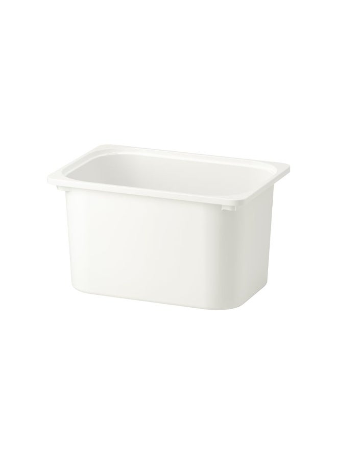 TROFAST Storage box, white, 42x30x23 cm - Image 1