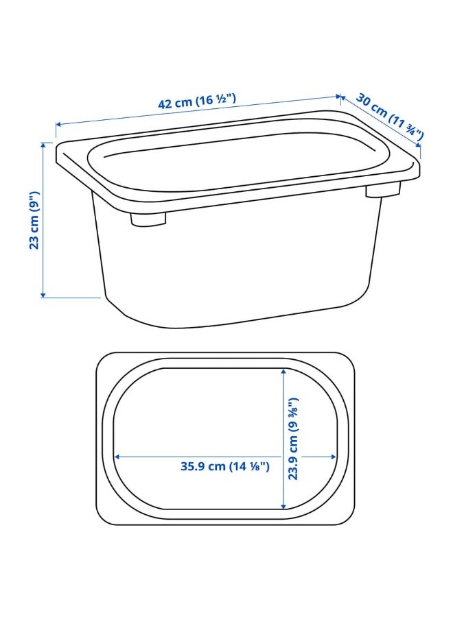 TROFAST Storage box, white, 42x30x23 cm - Image 2