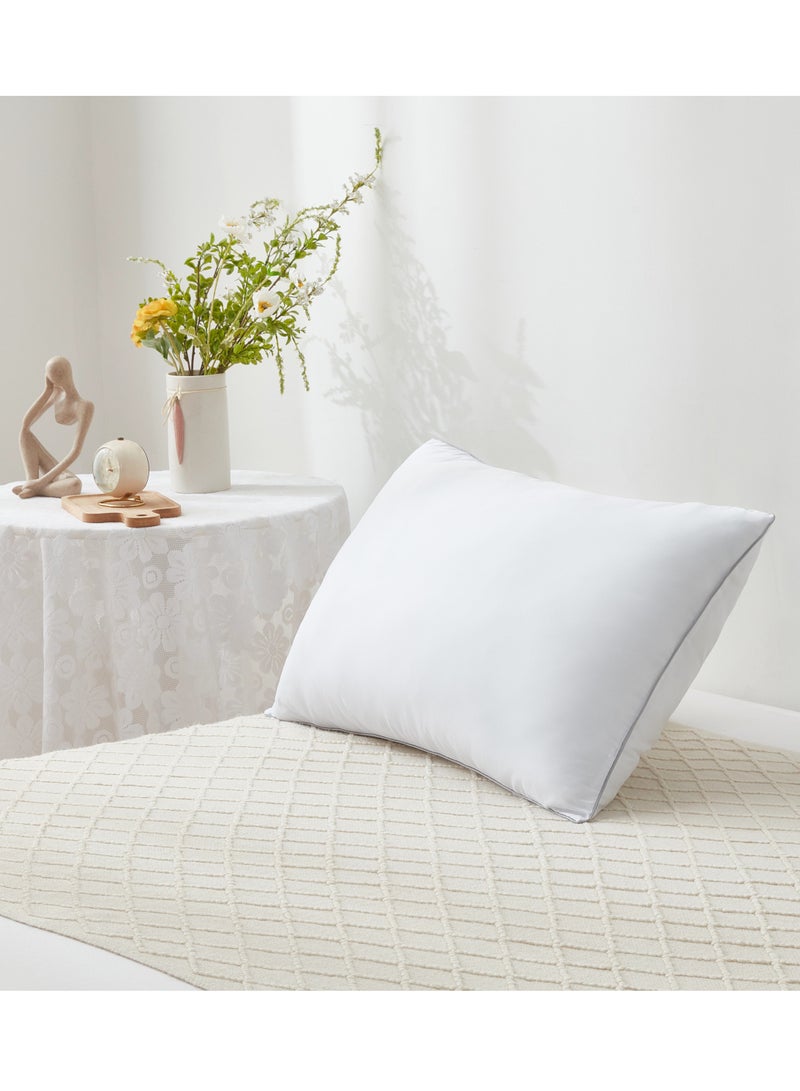 ايست من نون وساة عالية الجودة مصنوعه من مايكروفايبر بحشوة مايكيروفايبر مقاس : 50*70 cm الوزن 1000 جرام أبيض - Image 5