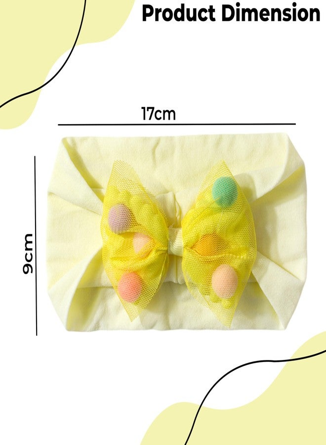 BEMBIKA Baby Headband The Ultimate Hairband For Baby Girl Kids’ Elastic Headbands Girls Head Band and Hair Accessories Soft And Strechy -Beige - Image 3