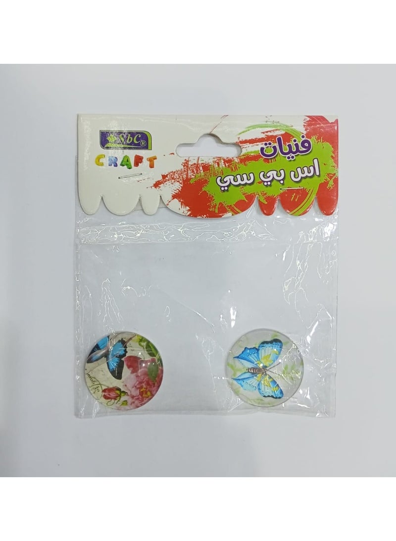 SBC Craft Acrylic Flowers / Butter Fly