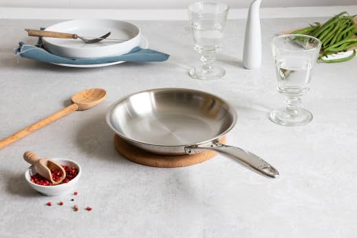Cristel CastelPro Multiply Stainless Steel Frying Pan With Fixed Handle 10 - Image 3