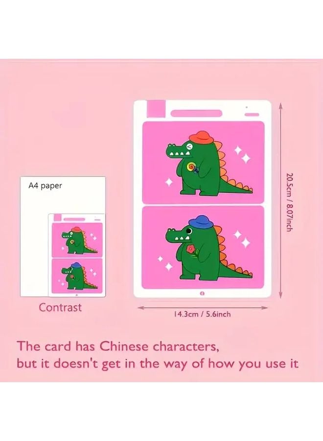 لعبة تعليمية متقدمة لإيجاد الورق القابل لإعادة الاستخدام والمسح لتدريب التركيز في التعليم العلمي - Image 3