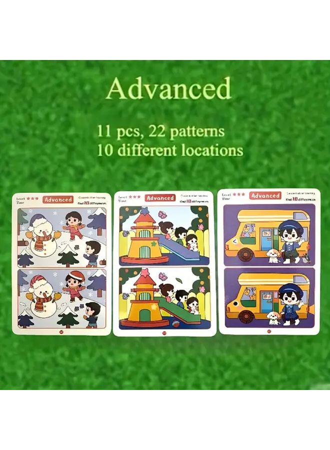 لعبة تعليمية متقدمة لإيجاد الورق القابل لإعادة الاستخدام والمسح لتدريب التركيز في التعليم العلمي - Image 1