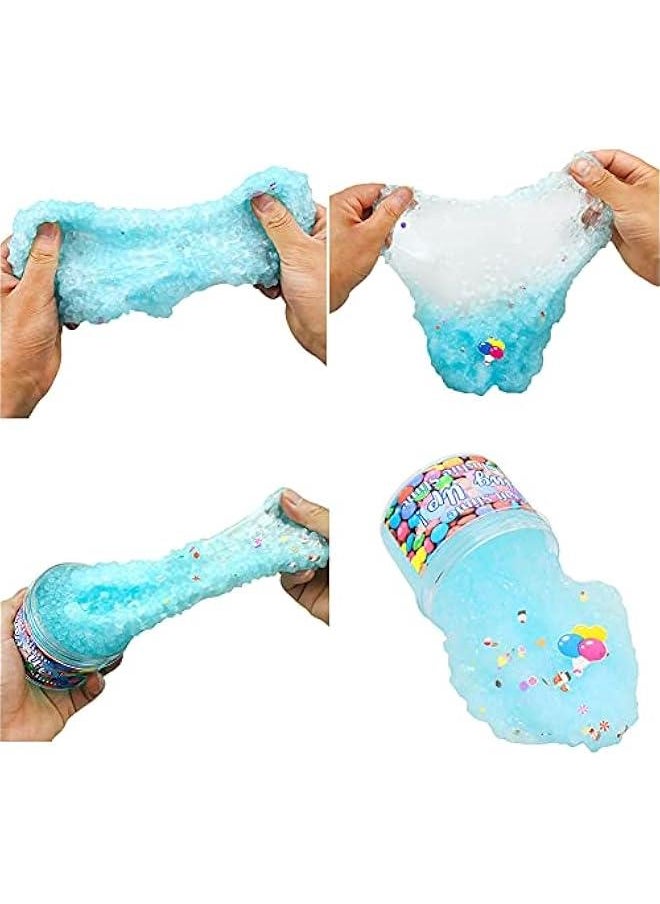 Slime kit er slime peachybbies slime fluffy slime add ins clay for slime clay DIY elastic Scents Slime Putty Soft and Non-Sticky Birthday Gift Carnival Prizes Soft 70ml 2.5Oz（Green）