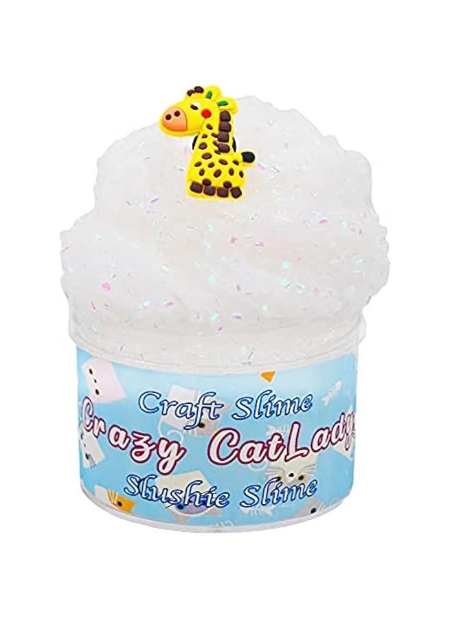 Slime kit er slime peachybbies slime fluffy slime add ins clay for slime clay DIY elastic Scents Slime Putty Soft and Non-Sticky Birthday Gift Carnival Prizes Soft 70ml 2.5Oz（Green）