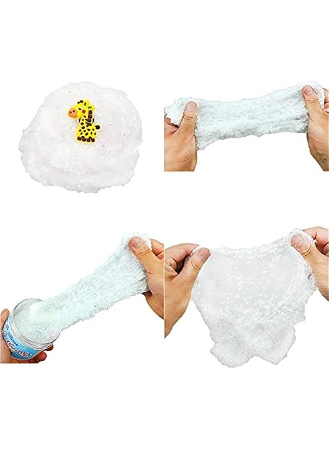 Slime kit er slime peachybbies slime fluffy slime add ins clay for slime clay DIY elastic Scents Slime Putty Soft and Non-Sticky Birthday Gift Carnival Prizes Soft 70ml 2.5Oz（Green）