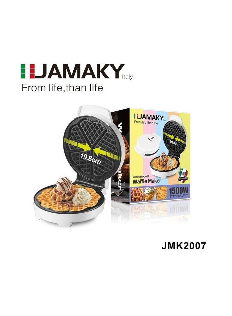 Jamaky Italy ماكينة صنع الوافل الايطالي الكهربائية - 1500 وات من Jamaky ايطالي 