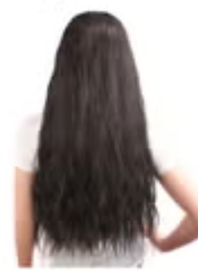KUYING Synthetic Natural Short Straight Hair Wig 