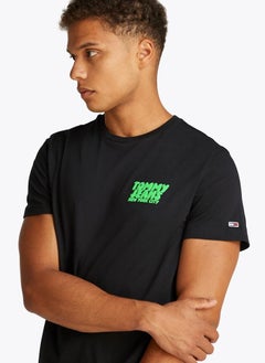 TOMMY JEANS Slim Bubble Print Short Sleeve T-Shirt  - Image 3