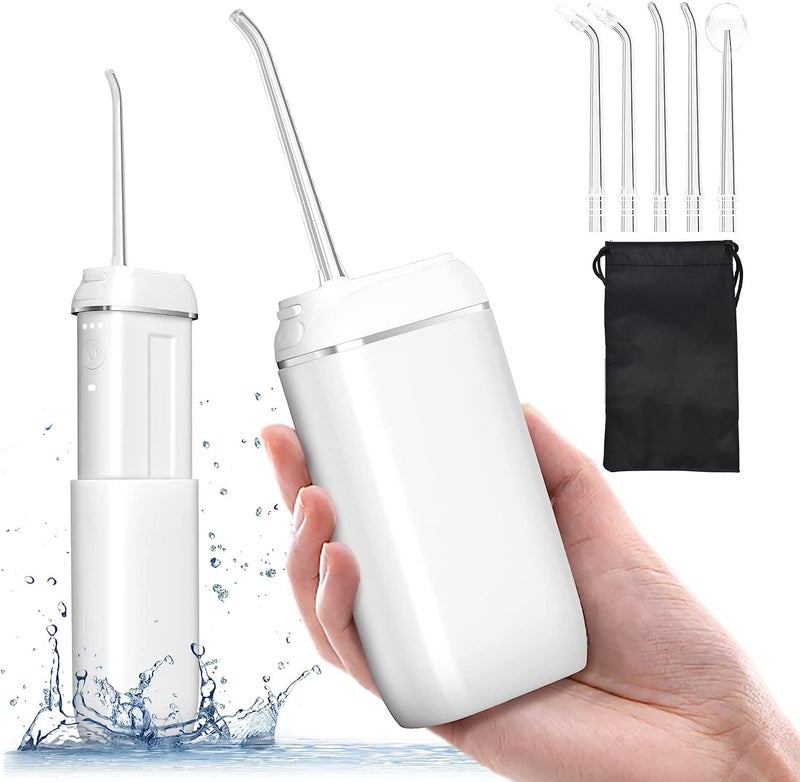 ibsun Water Flosser [Mini Cordless Portable] Oral Irrigator Water Teeth Cleaner Pick, 3 Modes & IPX7 Waterproof,Travel Water Flossers - Image 1