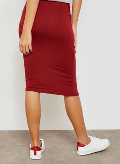 Ginger Basics Tube Midi Skirt  - Image 2
