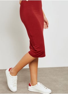Ginger Basics Tube Midi Skirt  - Image 1
