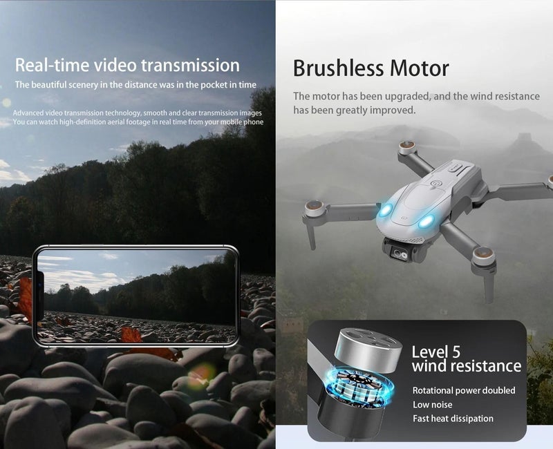 PIHOT G7 Pro Brushless Dual-Camera Drone – Up to 20 Minutes Flight, Dual Battery, One-Key Operation - Image 5