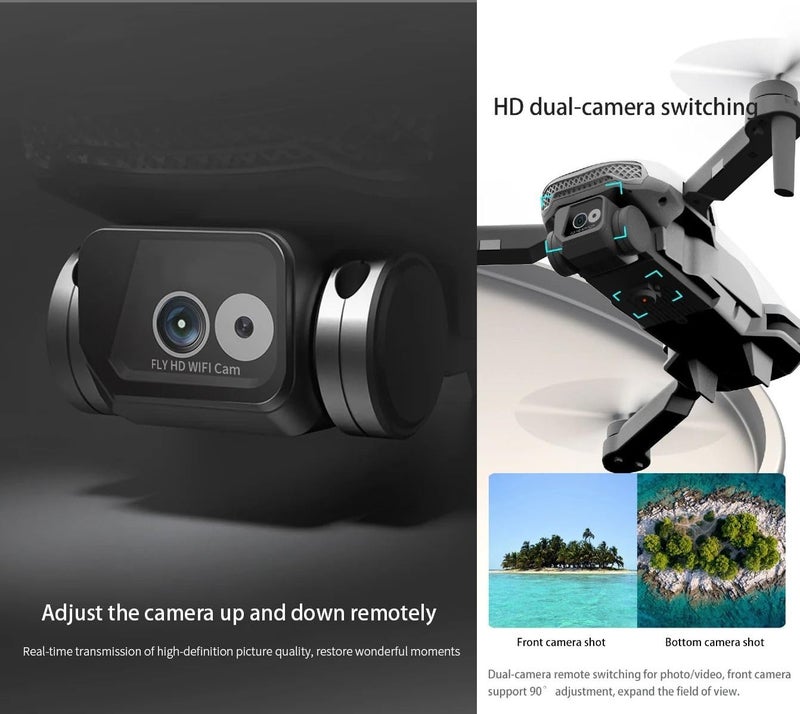 PIHOT G7 Pro Brushless Dual-Camera Drone – Up to 20 Minutes Flight, Dual Battery, One-Key Operation - Image 3