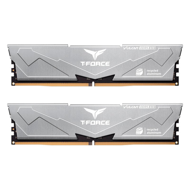 TEAMGROUP TForce Vulcan ECO DDR5 32GB 2x16GB 6000MHz PC548000 CL30 Desktop Memory Module Ram for 600 700 Series Chipset XMP 30 Silver FLESD532G6000HC30DC01 - Image 2