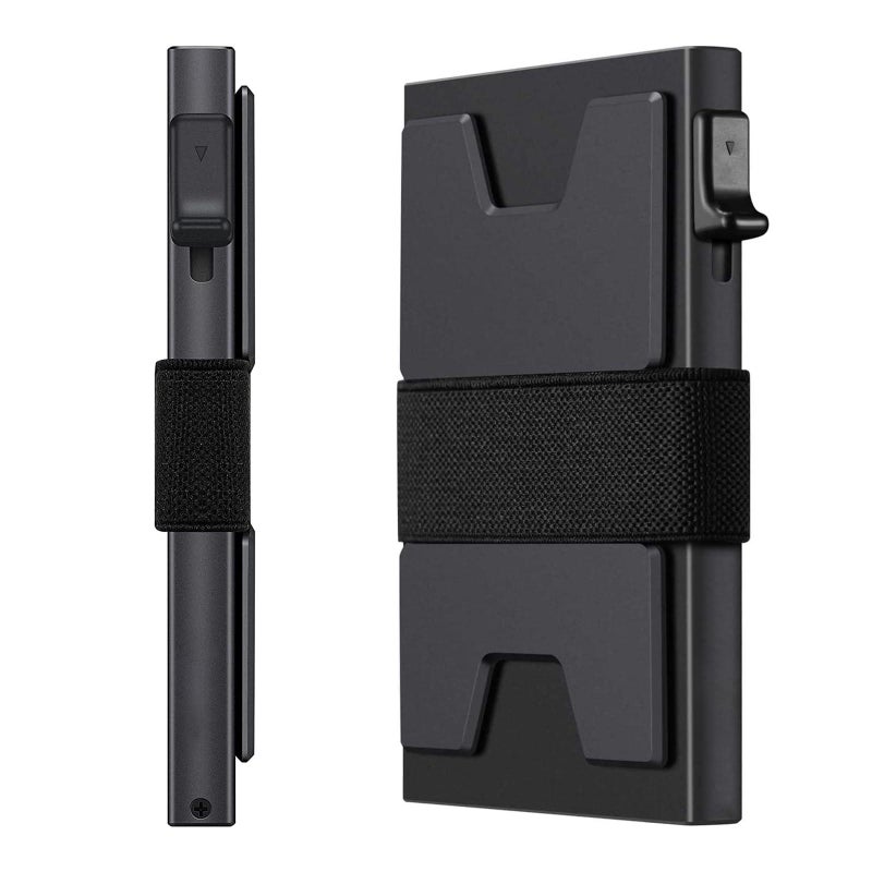 Men’s Card Holder – Slim, RFID Blocking, 5 Slots, Aluminum, Credit Card Wallet