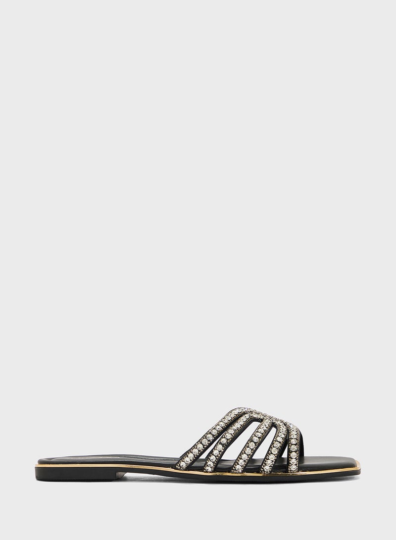 Khizana Diamante Flat Sandal  - Image 1