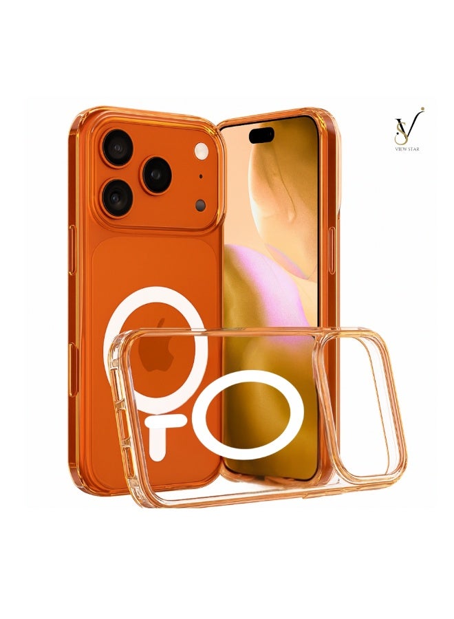 VIEW STAR Viewstar Ultra-Slim Clear Magnetic Case for iPhone 17 Pro Max – Shockproof Transparent Cover with Strong Magnetic Ring, Anti-Yellow Back, Raised Camera Protection & Precision Cutouts - Image 2