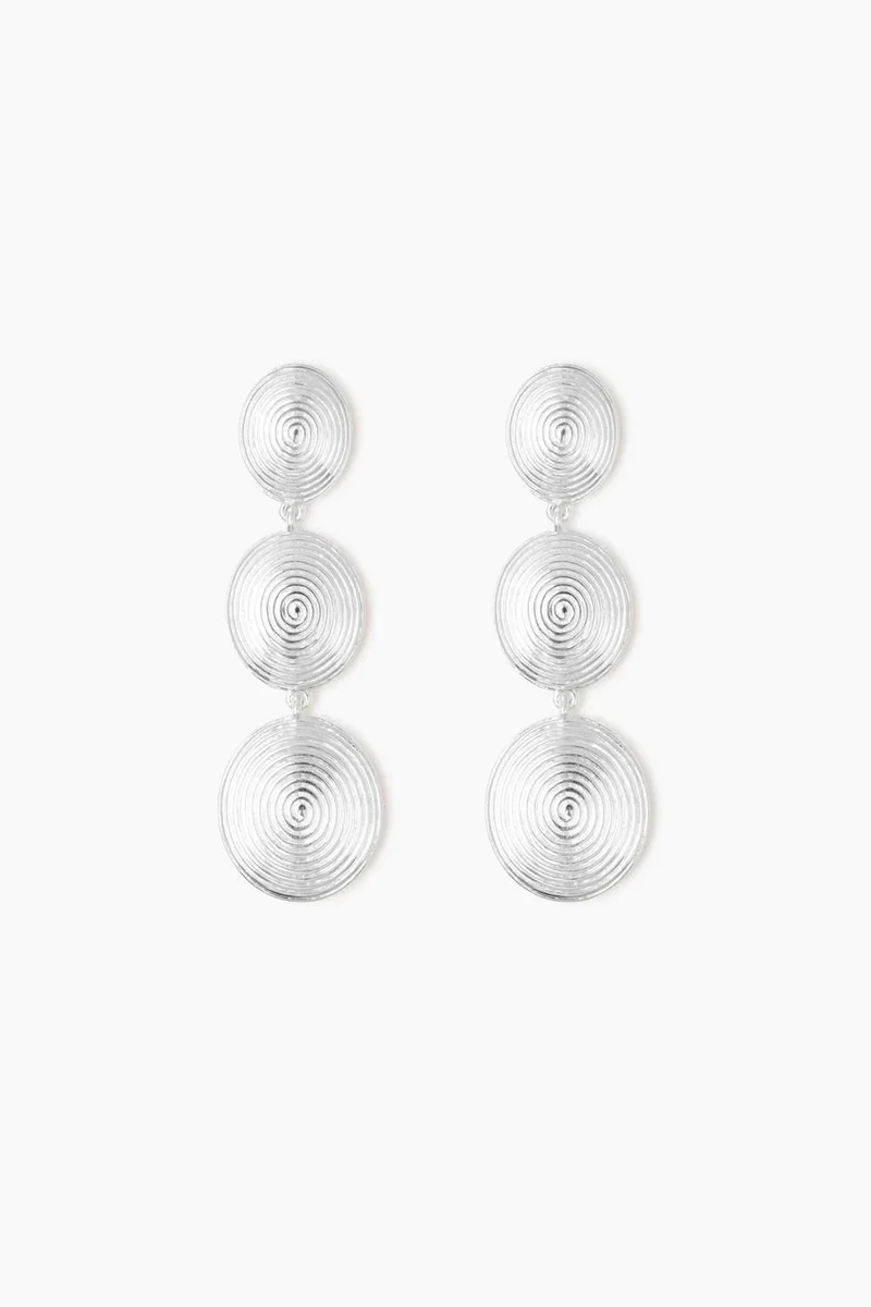 LIE STUDIO Lustrous Wrapped Drop Earrings