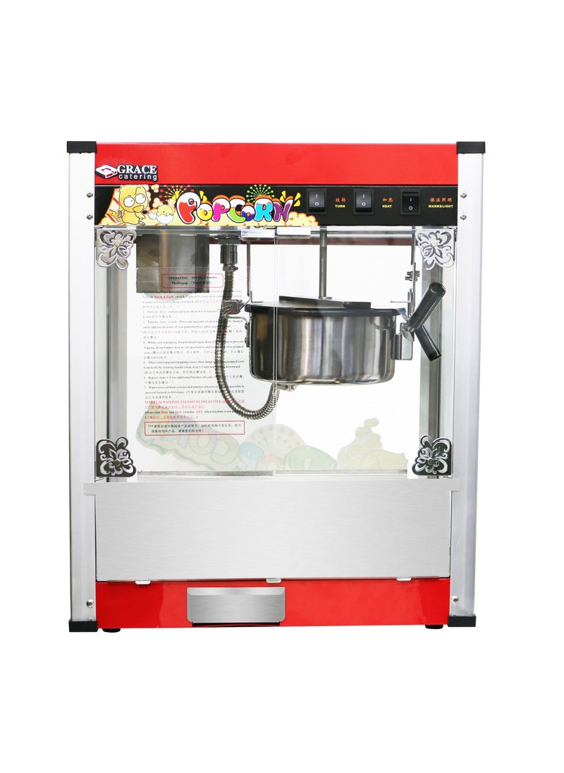 Grace - Grace Commercial Countertop Popcorn Maker Corn Popper Machine - Image 1