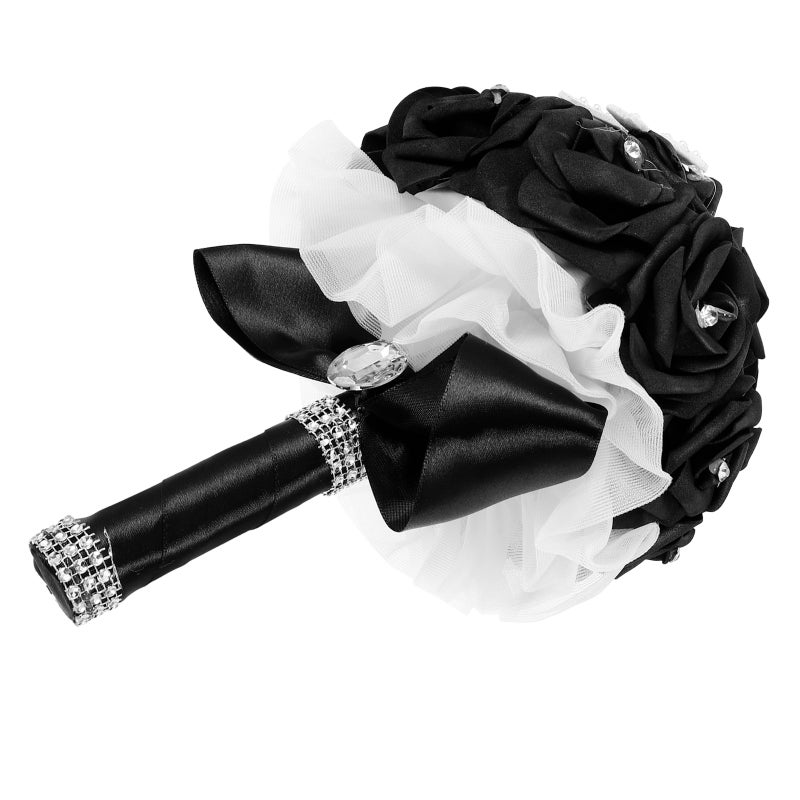 Bridal Wedding Bouquet Chic Artificial Marriage Bouquet Fake Flower for Festival - Image 1