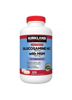 Extra Strength Glucosamine Extra Strength HCl with MSM, 375 Tablets by Extra Strength Glucosamine Extra Strength HCl with MSM