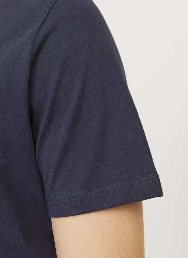 JACK & JONES  3 Pack Of Crew Neck Regular Fit T-Shirt for Men | Best Price UAE
