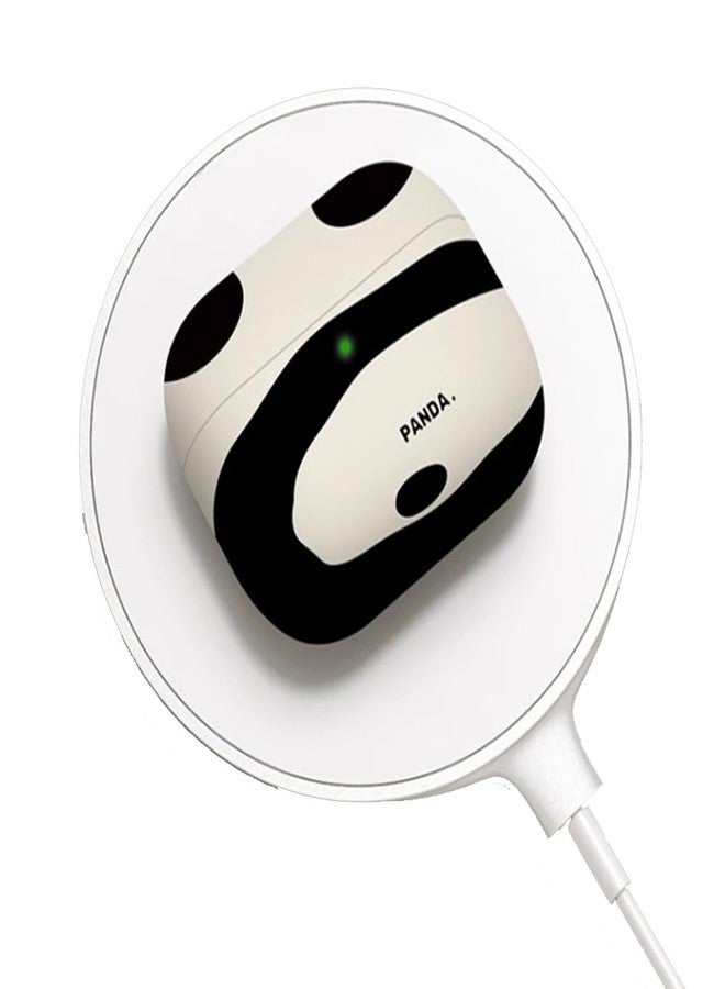 JCSMARTEC Cute Case for Airpods Pro, Tiger Panda Funny Animal Protective Silicone Rubber Cover Skin with Anti-Lost Keychain (Panda) - Image 1