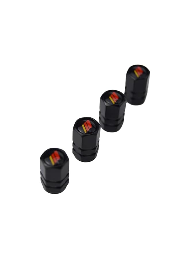 Racing Stripes Line Tire Valve Stem Cap Cover with Resin /// Emblem Sport Trim for Toyota Land Cruiser Venza RAV4 Corolla Grand Highlander Tundra Crown Tacoma TRD Corolla Camry 4Runner