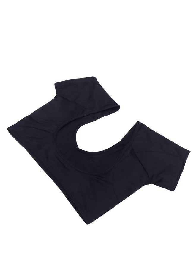 HEALLILY Sweat Guard Vest Underwear Vest Reusable Underarm Armpit Sweat Pads Shields Washable Sweat Shield Vest For Women Black Size M - Image 2
