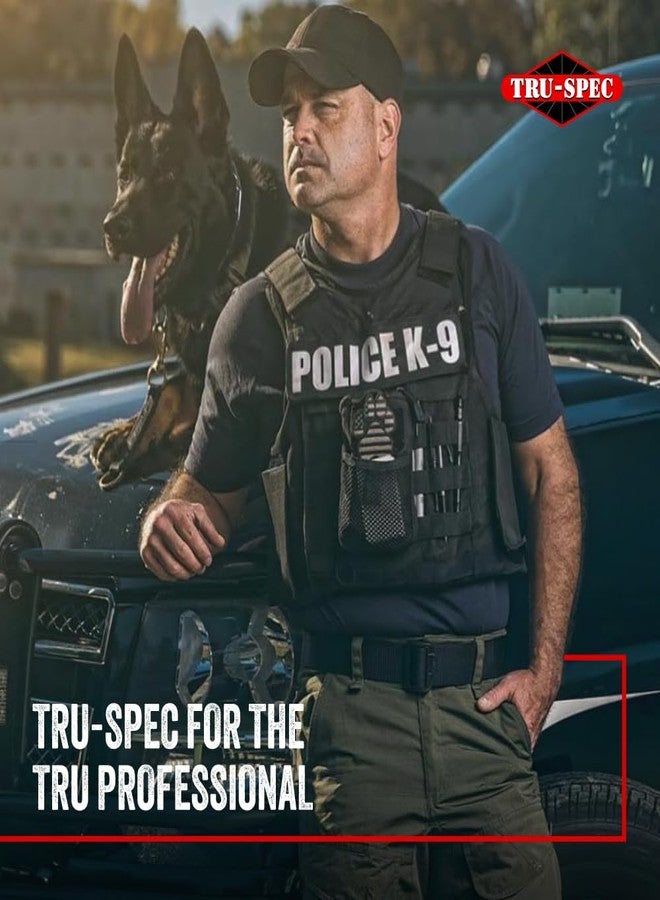 Tru-Spec Security Friendly Tactical Belt - Durable, Rip-Resistant Nylon Belts for Men and Women with Non-Metallic Buckle, Black - X-Large - Image 4