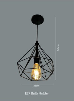 Target Metal Hanging Pendant Decorative Light Black  - Image 5