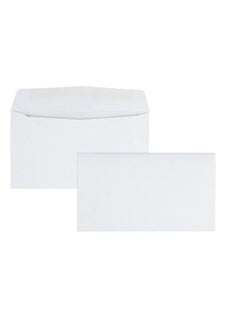 Quality Park Business Envelope 6 3 4 Commercial Flap Side Seam Gummed Closure 24 Lb Bond Weight Paper 3.63 X 6.5 White 500 Box  - Image 1