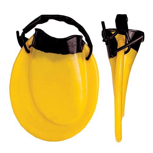 FINIS Positive Drive Swim Fins for All Four Strokes Ergonomic Fit Adjustable Heel Strap Yellow XSmall - Image 1