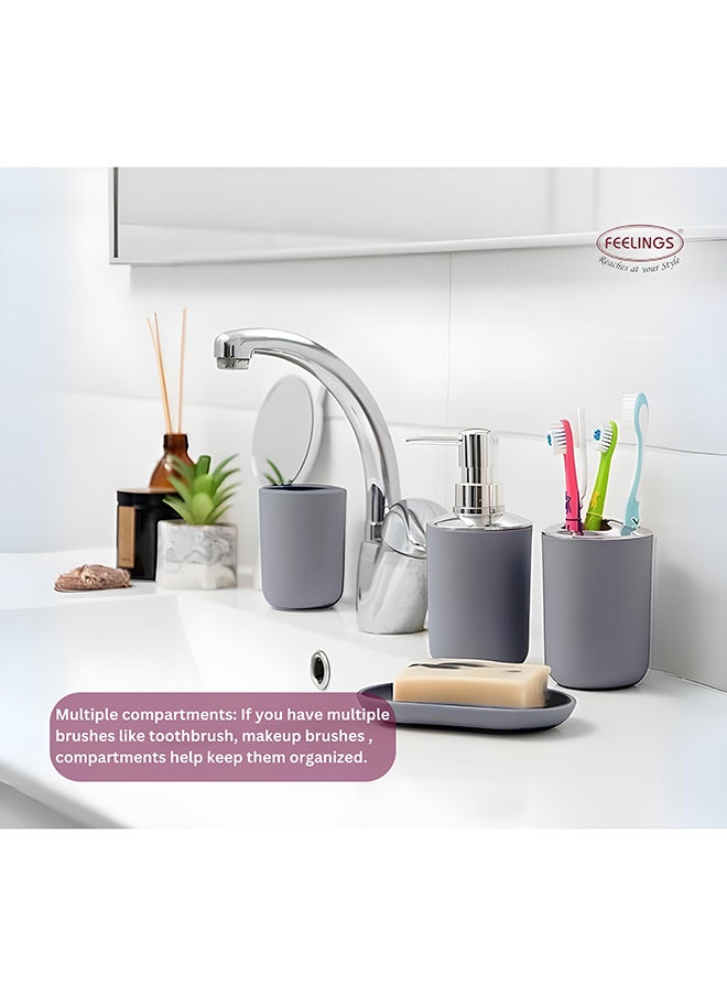 Feelings Feelings Bathroom 6Pcs Set Grey  - Image 3