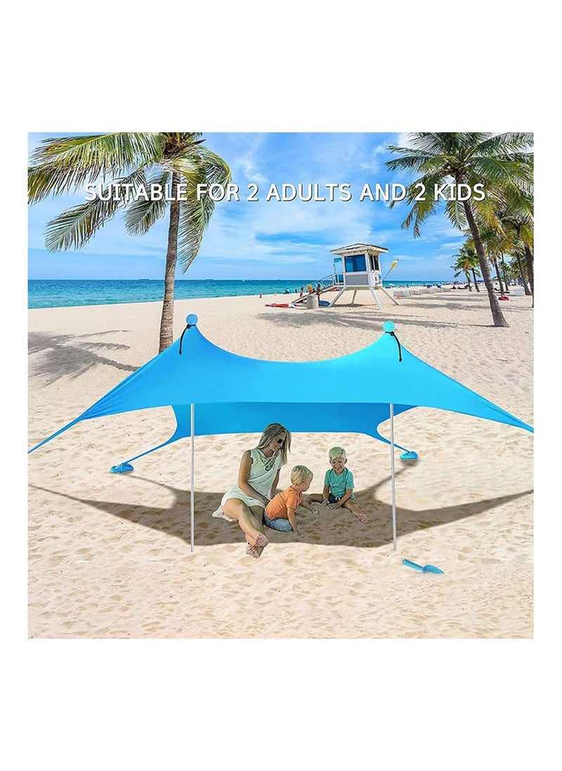 Generic - Beach Tent Shading Shed UPF50 Antiultraviolet Rays about 3 meters Beaches Sunshade Suitable For Camping Beaches Fishing Backyard and Picnic - Image 1