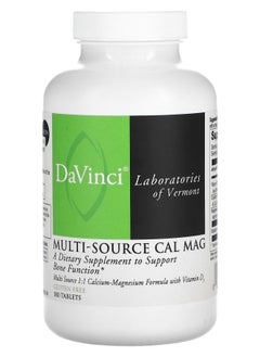 DaVinci Laboratories of Vermont MultiSource Cal Mag 180 Tablets 
