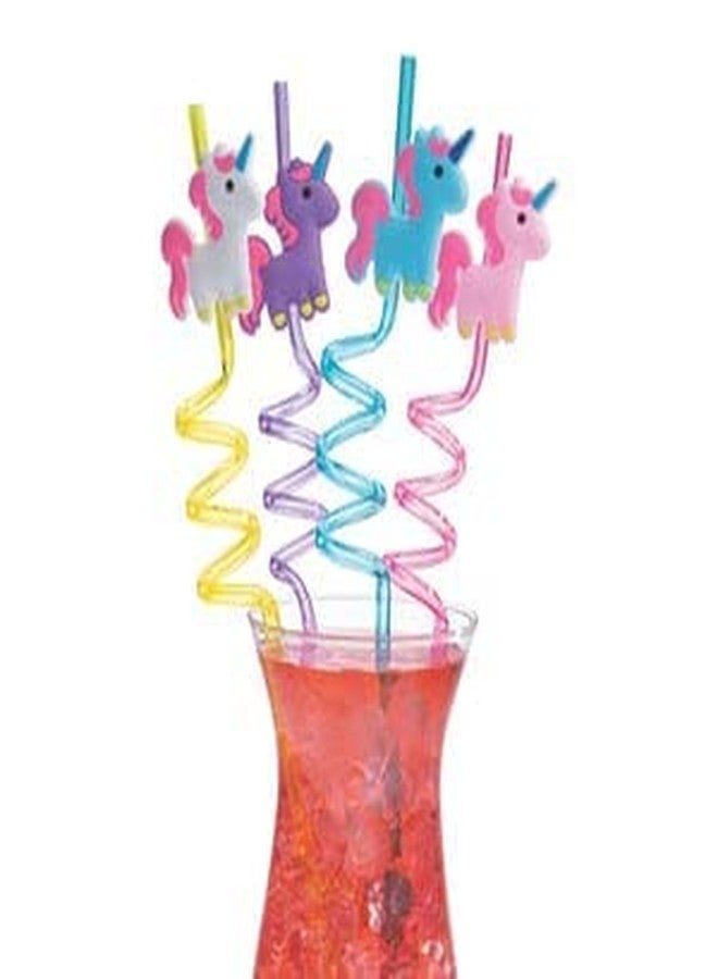 BRIKSHI Unicorn Drinking Straws Creative Cartoon Straws Props Birthday Celebration Carnival Party Supplies_PO4 (Color and Design May Very) - Image 4