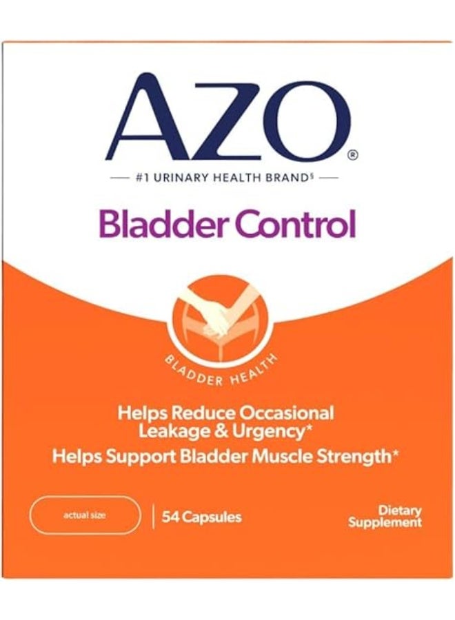 AZO Bladder Control With Goless Daily Supplement54 Count Capsules - Image 3