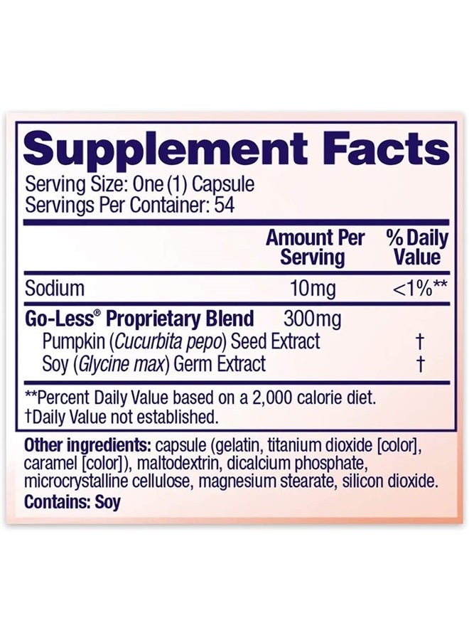 AZO Bladder Control With Goless Daily Supplement54 Count Capsules - Image 4