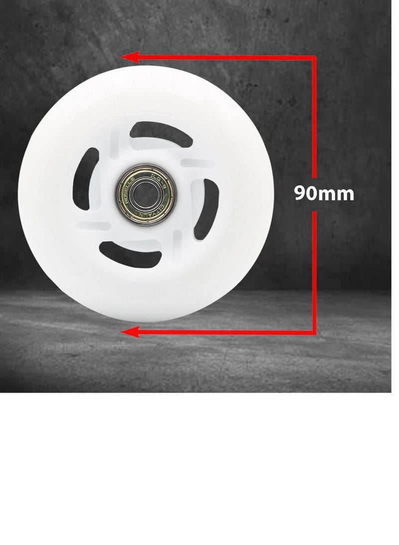 Generic Flash LED Skate Shoes Wheels 90mm and 90A With Bearing Single Piece  - Image 4