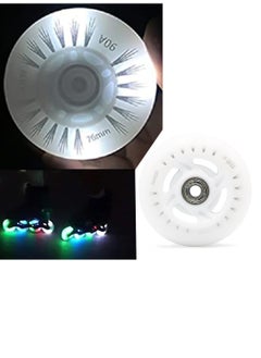 Generic Flash LED Skate Shoes Wheels 90mm and 90A With Bearing Single Piece  - Image 1