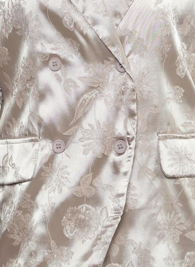 Styli Jacquard Regular Fit Double Breasted Balzer with Pockets - Image 2