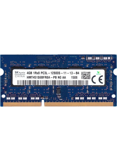HMT451S6BFR8A-PB 4gb 1rx8 PC3L-12800S-11-13-B4 1600MHZ 1.35V DDR3L Notebook Ram