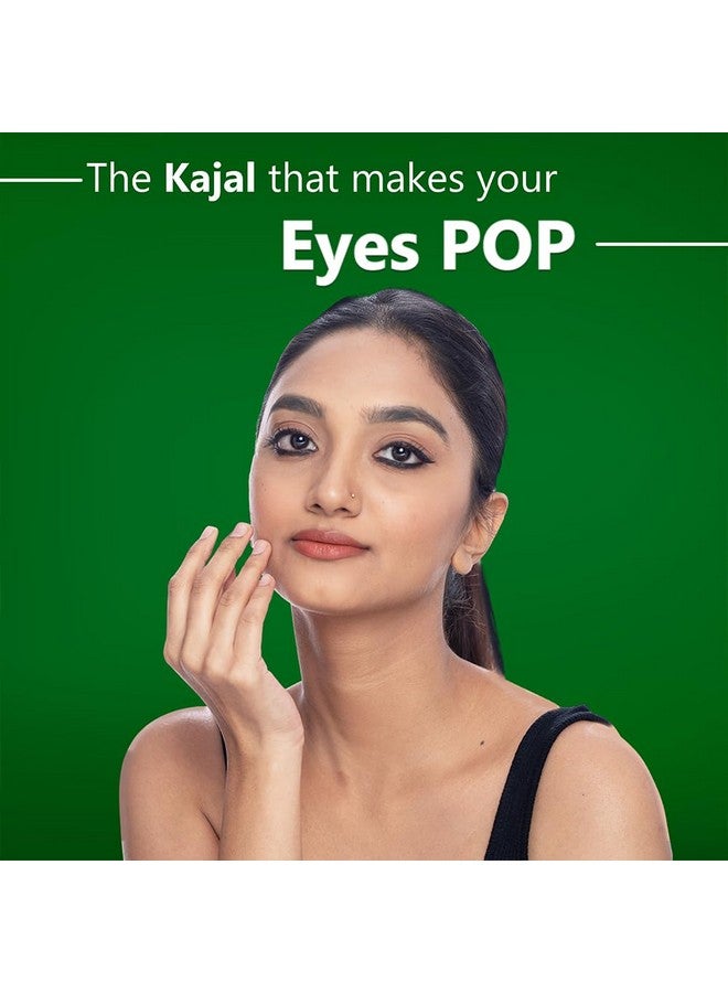 Eyetex Kajal Supreme Herbally Enhanced, 1.5g, Pack of 6, Whole Sale Pack, Deep Black Matte Finish, Smudge-Proof, Water-Resistant, Vegan, Extracts of Aloe & Carnauba, 6-hr stay, Built-In Sharpener. - Image 3