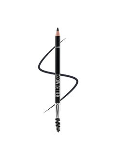 Mars Brow Better Eyebrow Pencil With Spoolie | Long-Lasting & Smudge Proof | Rich Pigemention | Natural-Looking Results | Easy To Sharpen (1.4 Gm) (Black)  - Image 1