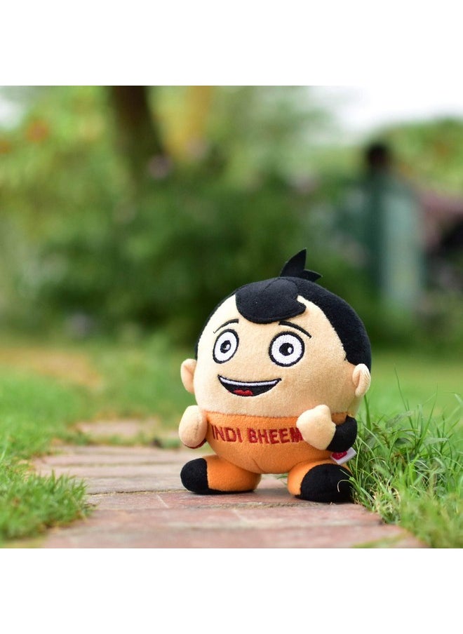 Indigifts Indigifts Indi Soft Toy for Children Gift Character Orange 6x4 Inches Soft Toy - Gift for Babies, Soft Toy Gifts, Character Soft Toys  - Image 3